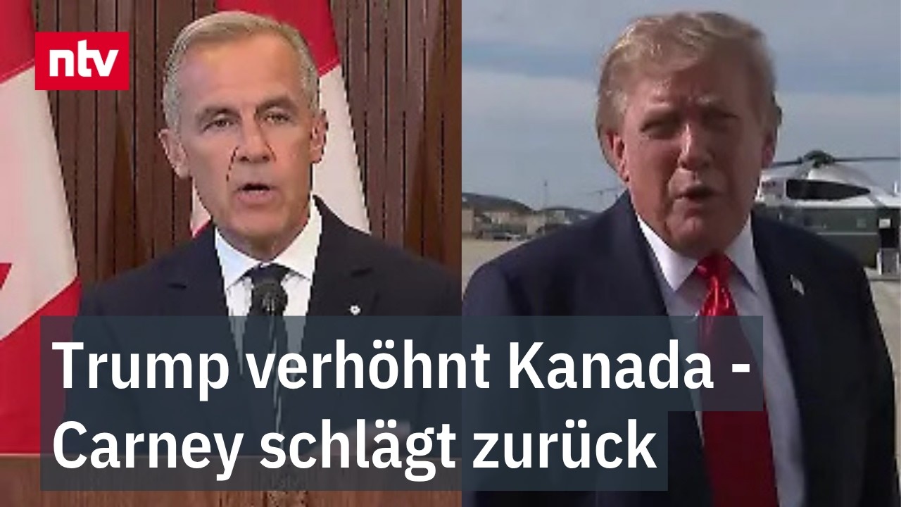 Zollkonflikt USA Kanada – Donald Trump und Mark Carney im Mittelpunkt des Zollkonflikts zwischen USA und Kanada