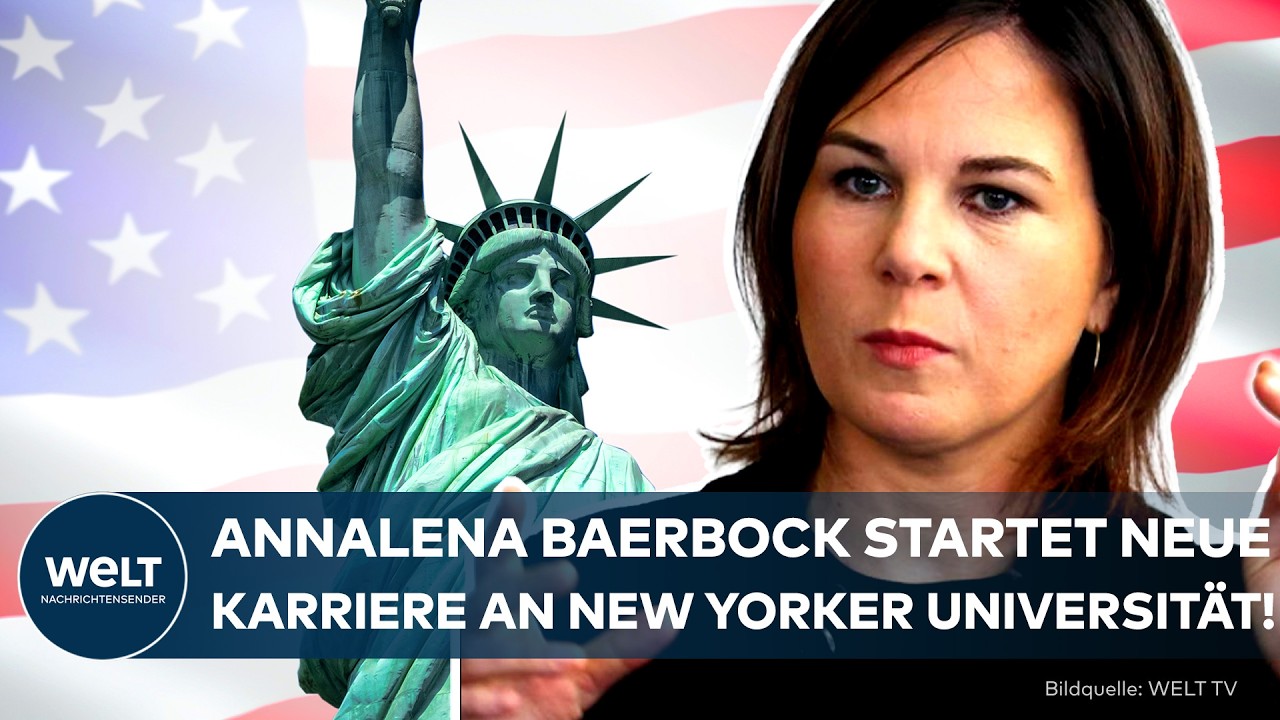 Baerbock Professorin – Annalena Baerbock als Professorin an der Columbia University in New York nach ihrer Zeit als UNO-Voll…