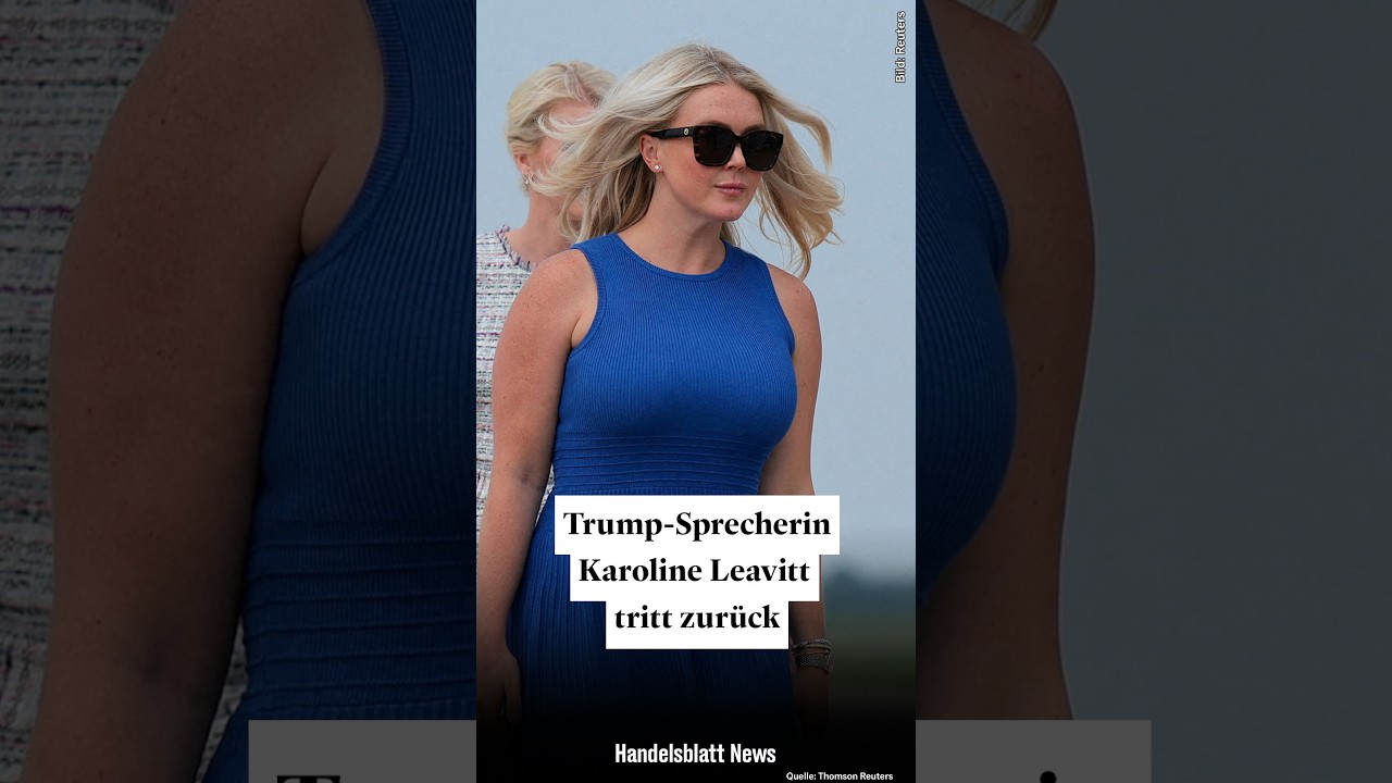 Karoline Leavitt spricht als Sprecherin des Weißen Hauses bei einer Pressekonferenz in Washington
