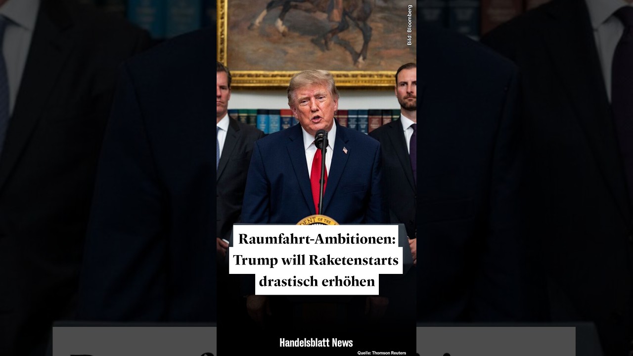 Raketenstarts USA – Raketenstart in den USA – SpaceX-Rakete hebt ab, Trump-Dekret fordert 1000 Raketenstarts pro Jahr bis 20…