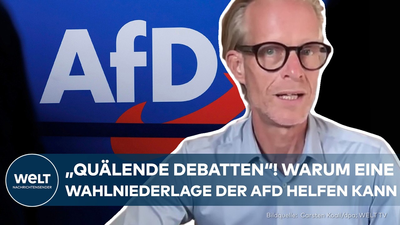 Wahlplakate zur Landtagswahl Sachsen-Anhalt mit AfD-Spitzenkandidat Ulrich Sigmund in Magdeburg