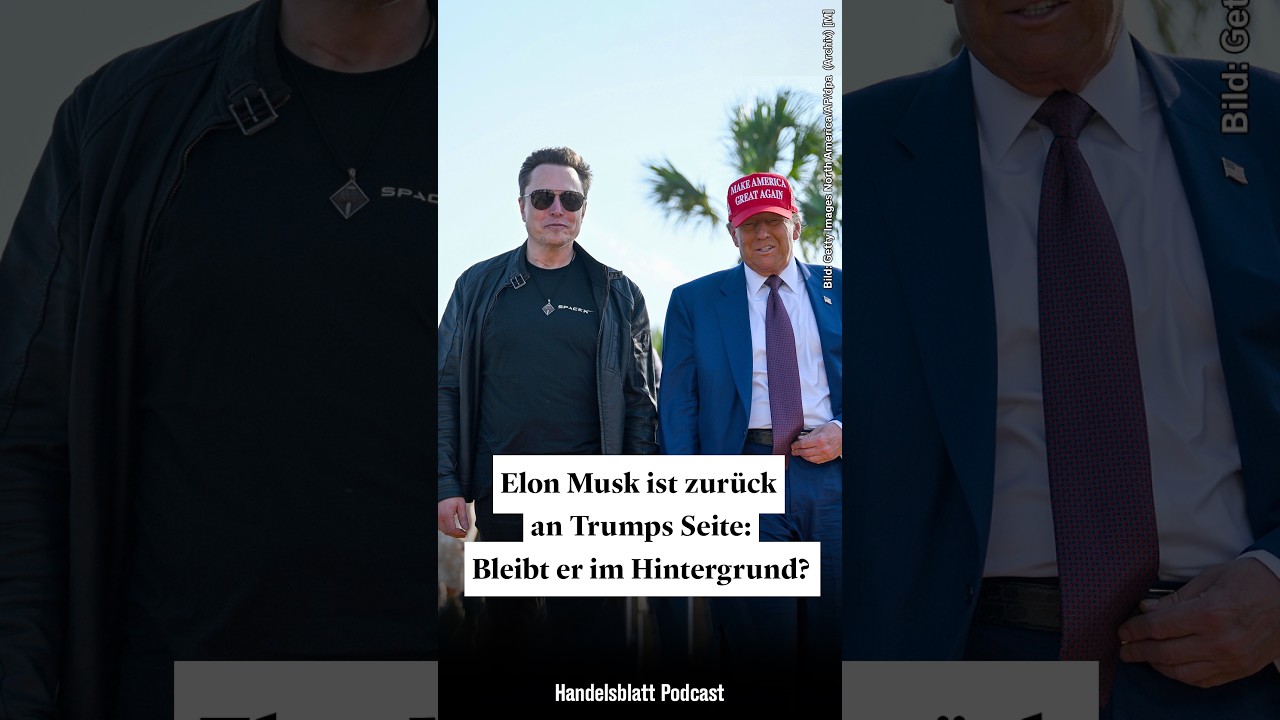 Elon Musk und Donald Trump nebeneinander – Elon Musk Wahlkampf im Hintergrund der US-Zwischenwahlen 2026