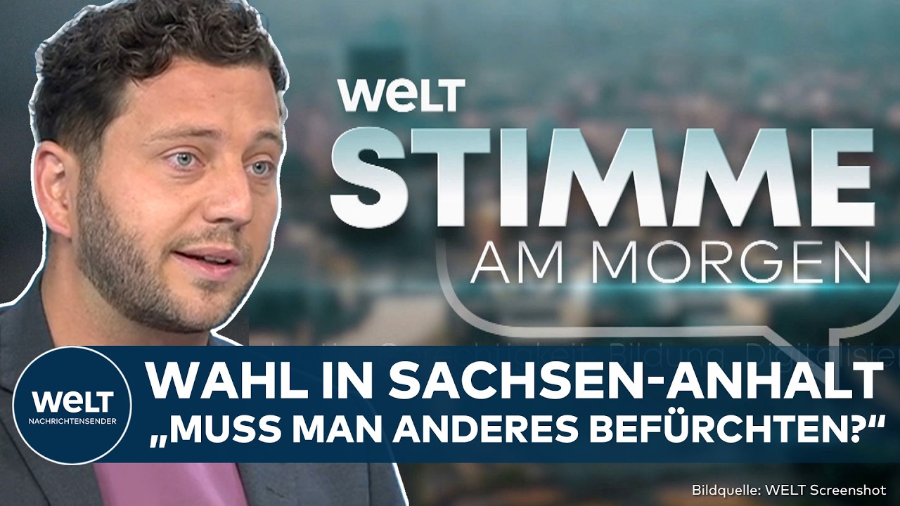Grünen-Chef Felix Banaszak im TV-Interview zu AfD-Mehrheit und Klimapolitik in Sachsen-Anhalt