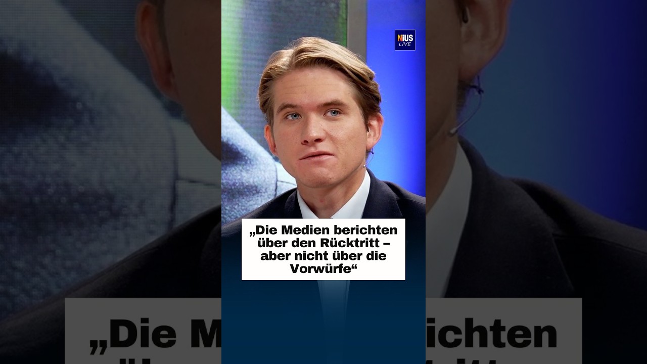 GdP-Logo vor einem Mikrofon bei einer Pressekonferenz zum GdP-Rücktritt von Sven Hüber