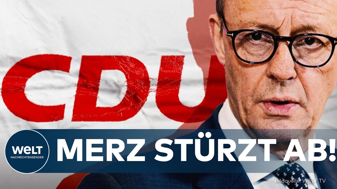 Friedrich Merz beim CDU-Parteitag – CDU-Chef erreicht Friedrich Merz Negativrekord im ZDF-Politbarometer