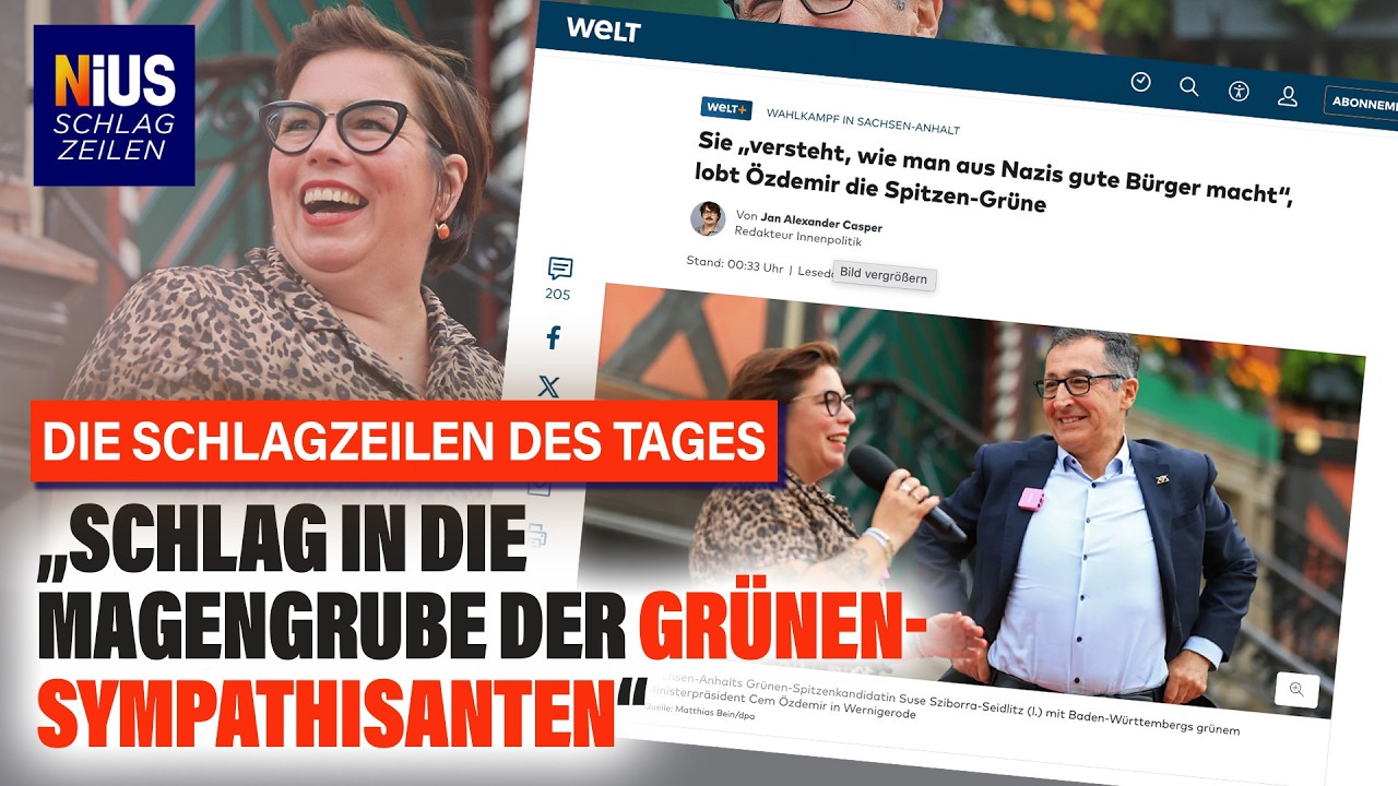 Neonazi-Vergangenheit Ehemann – Cem Özdemir spricht auf einer Wahlkampfveranstaltung über die Neonazi-Vergangenheit des Ehem…