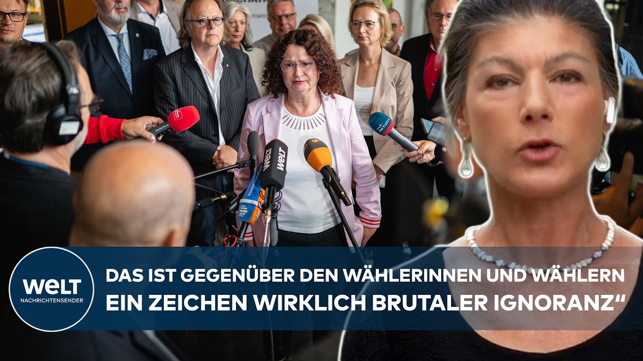 BSW Thüringen – Sahra Wagenknecht spricht zur BSW-Krise in Thüringen und fordert einen Sonderparteitag