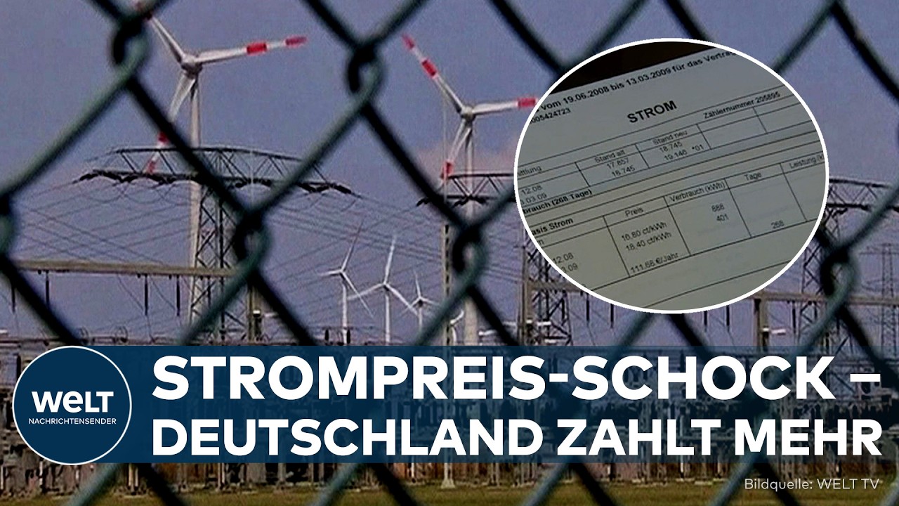 Stromzähler in einem deutschen Haushalt – Strompreise Deutschland auf Rekordniveau im G20-Vergleich