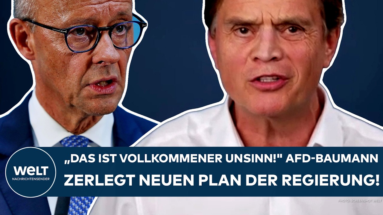 AfD-Politiker Bernt Baumann spricht über Klimaschutz im Grundgesetz und Infrastrukturmängel in Deutschland