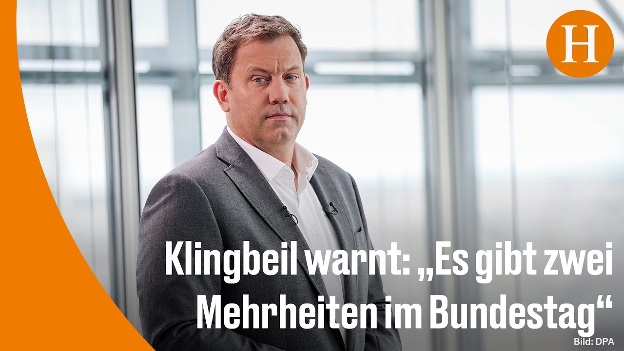 Koalition Union AfD – SPD-Chef Lars Klingbeil spricht über eine mögliche Koalition der Union mit der AfD im Bundestag