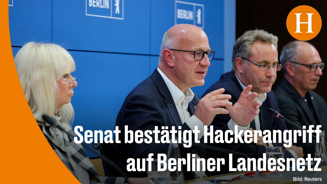 Hackerangriff Berlin Landesnetz – Serverraum mit Sicherheitswarnung – Hackerangriff auf das Berliner Landesnetz der Verwaltu…