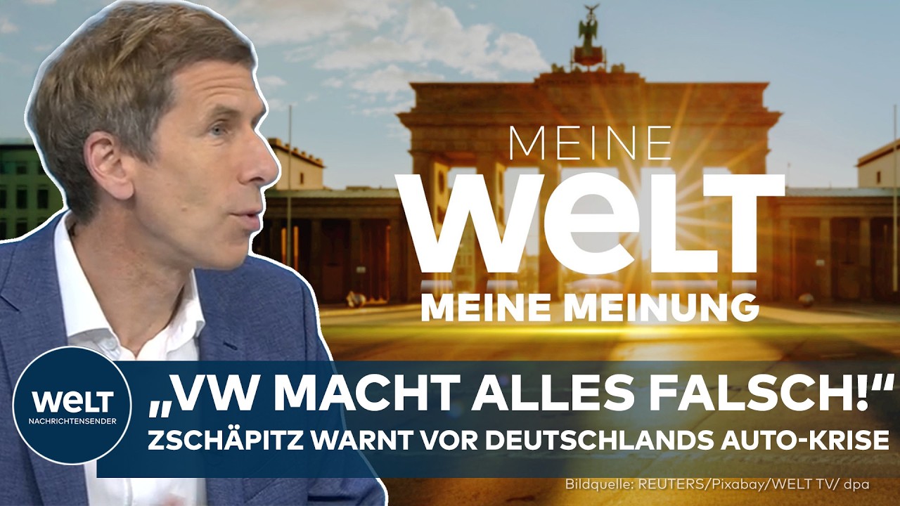 VW-Werk von außen mit Volkswagen-Logo – Symbol der VW-Krise und des stockenden Krisenmanagements