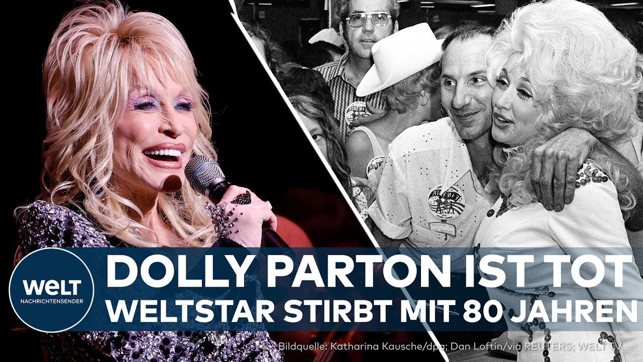 Dolly Parton auf der Bühne – die Country-Legende ist im Alter von 80 Jahren verstorben