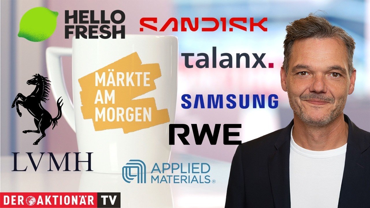 Applied Materials Quartalszahlen – Händler an der Börse Frankfurt verfolgt Kursentwicklung von Applied Materials und DAX auf…