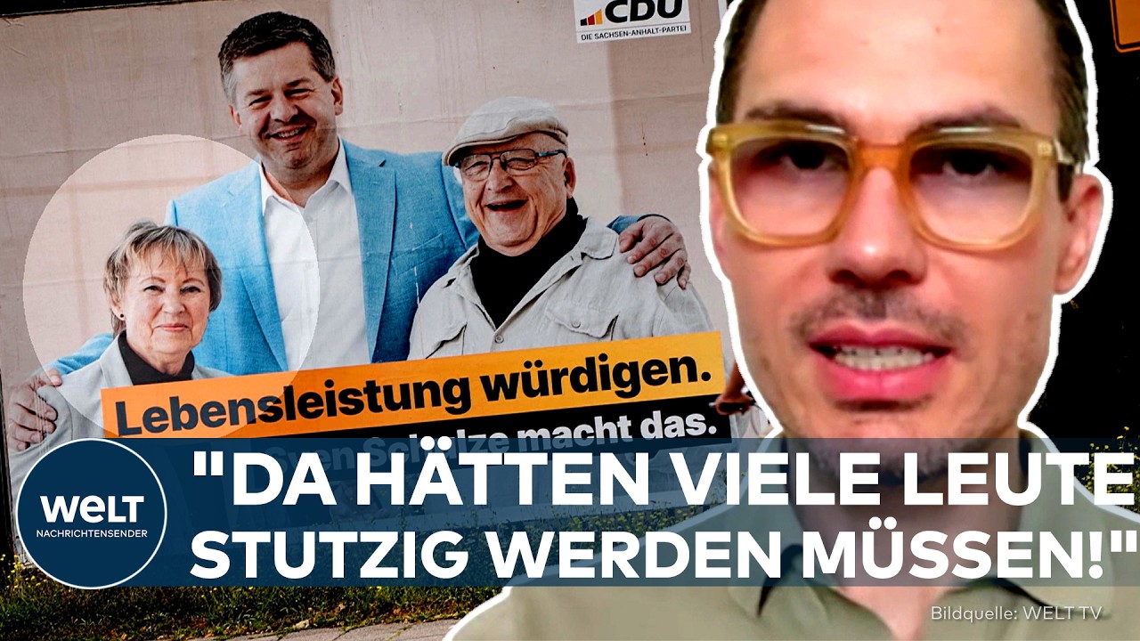 CDU-Wahlkampfplakat in Sachsen-Anhalt mit umstrittenem Motiv – das CDU Wahlkampfplakat sorgte für Spott im Netz