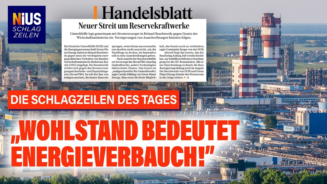 Reservekraftwerke Deutschland – Gaskraftwerk in Deutschland bei Nacht – Reservekraftwerke sollen die Stromversorgung sichern