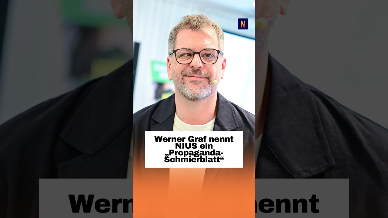 Werner Graf Grüne – Werner Graf, Grünen-Spitzenkandidat Berlin, kritisiert NIUS und Apollo News als Propagandaschmierblätter