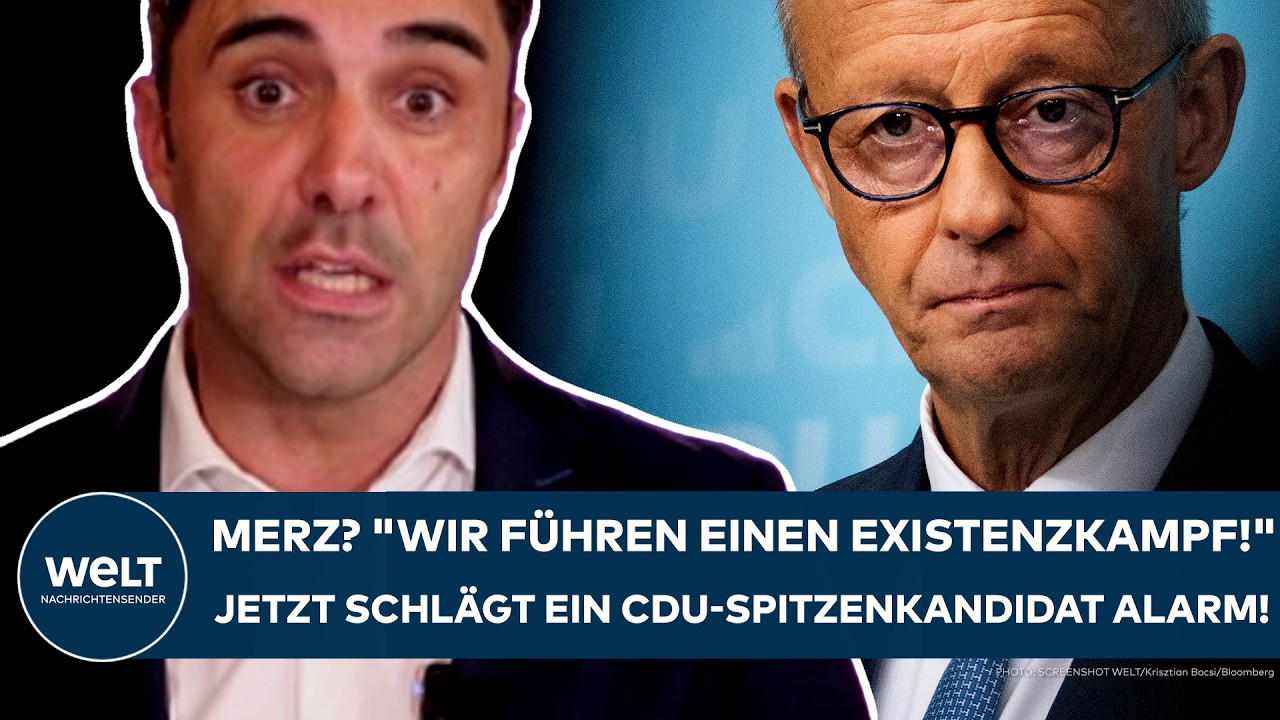 CDU-Spitzenkandidat Daniel Peters bei der Landtagswahl Mecklenburg-Vorpommern im Interview in Rostock