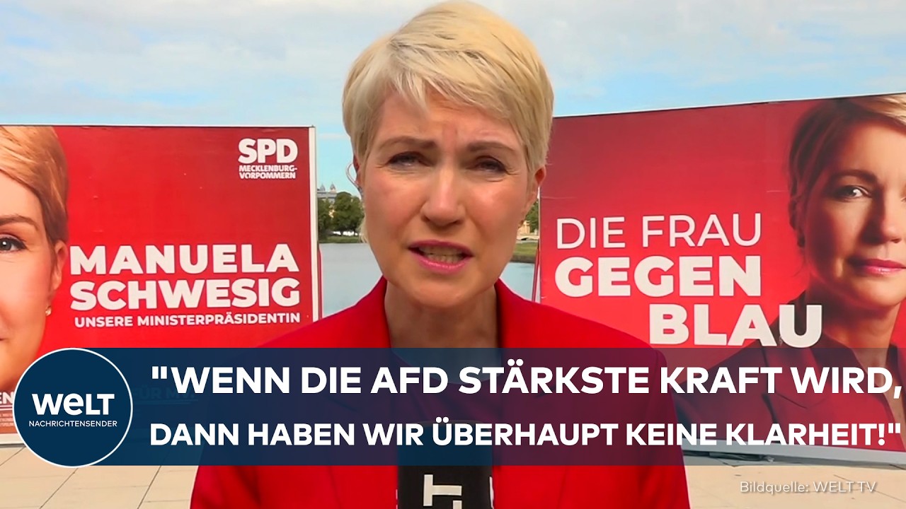 Manuela Schwesig, Ministerpräsidentin von Mecklenburg-Vorpommern, im Interview zur Landtagswahl und Bundespolitik
