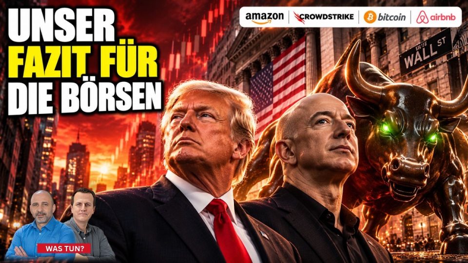 Börsenchart mit steigenden Kurven zur Jahresendrally 2026 – Bitcoin, Öl und Aktien im Aufwärtstrend