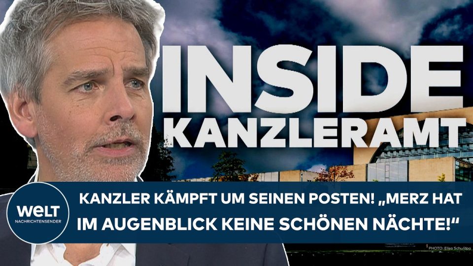 Friedrich Merz am Rednerpult im Bundestag – der Kanzler kämpft inmitten der Friedrich Merz Krise um sein Amt