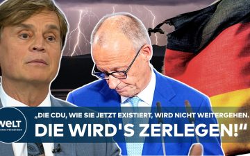 Bernt Baumann, AfD-Parlamentarischer Geschäftsführer, spricht über CDU Zerfall und Brandmauer in einer TV-Runde