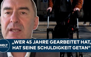 Hubert Aiwanger, bayerischer Wirtschaftsminister, spricht zur Rentenreform und Generationengerechtigkeit