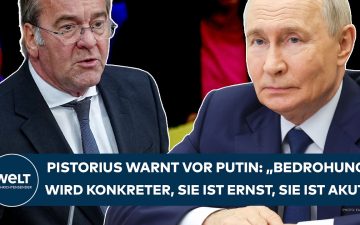 Bundesverteidigungsminister Boris Pistorius spricht im Bundestag über die akute Russland-Bedrohung für Deutschland und Europa