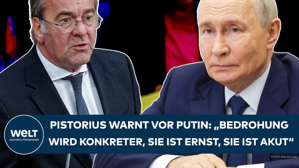 Bundesverteidigungsminister Boris Pistorius spricht im Bundestag über die akute Russland-Bedrohung für Deutschland und Europa