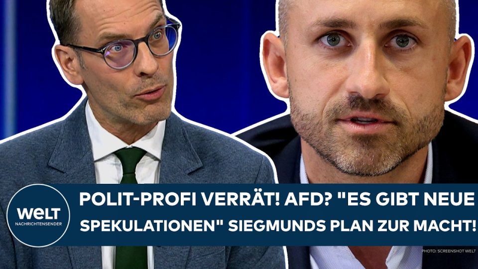 AfD Ministerpräsident Sachsen-Anhalt – Ulrich Sigmund, AfD-Spitzenkandidat in Sachsen-Anhalt, auf dem Weg zur Ministerpräsid…