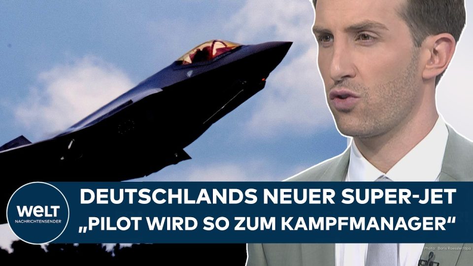 F-35 Deutschland – Bundeswehr F-35 Kampfjet auf einem Militärflugplatz, Deutschland übernimmt modernstes Tarnkappen-Flugzeug…