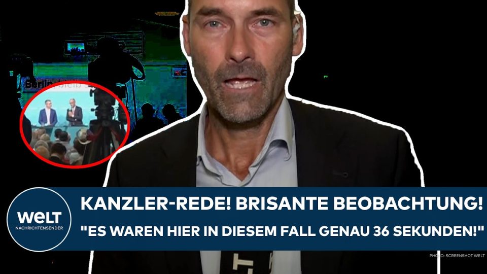 Bundeskanzler Friedrich Merz beim CDU-Wahlkampfauftritt in Berlin vor Parteimitgliedern