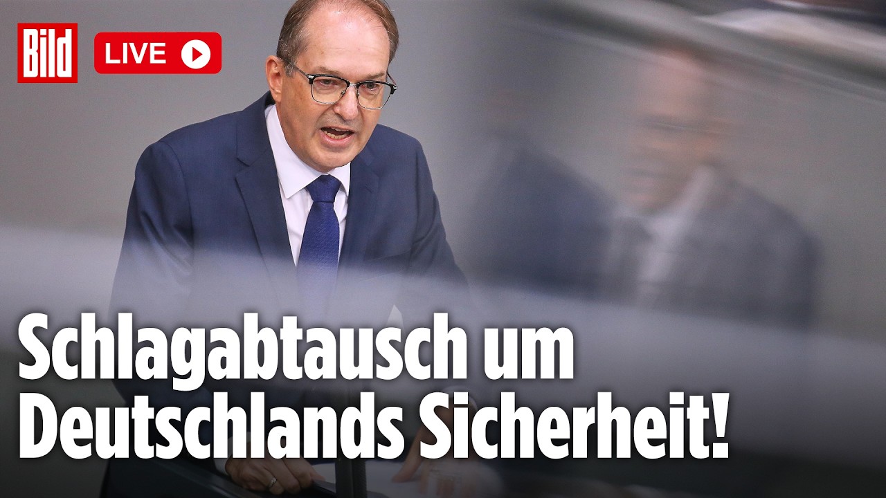 Bundesinnenminister Alexander Dobrindt spricht im Bundestag über hybride Angriffe und die neue Sicherheitsarchitektur Deutsc…