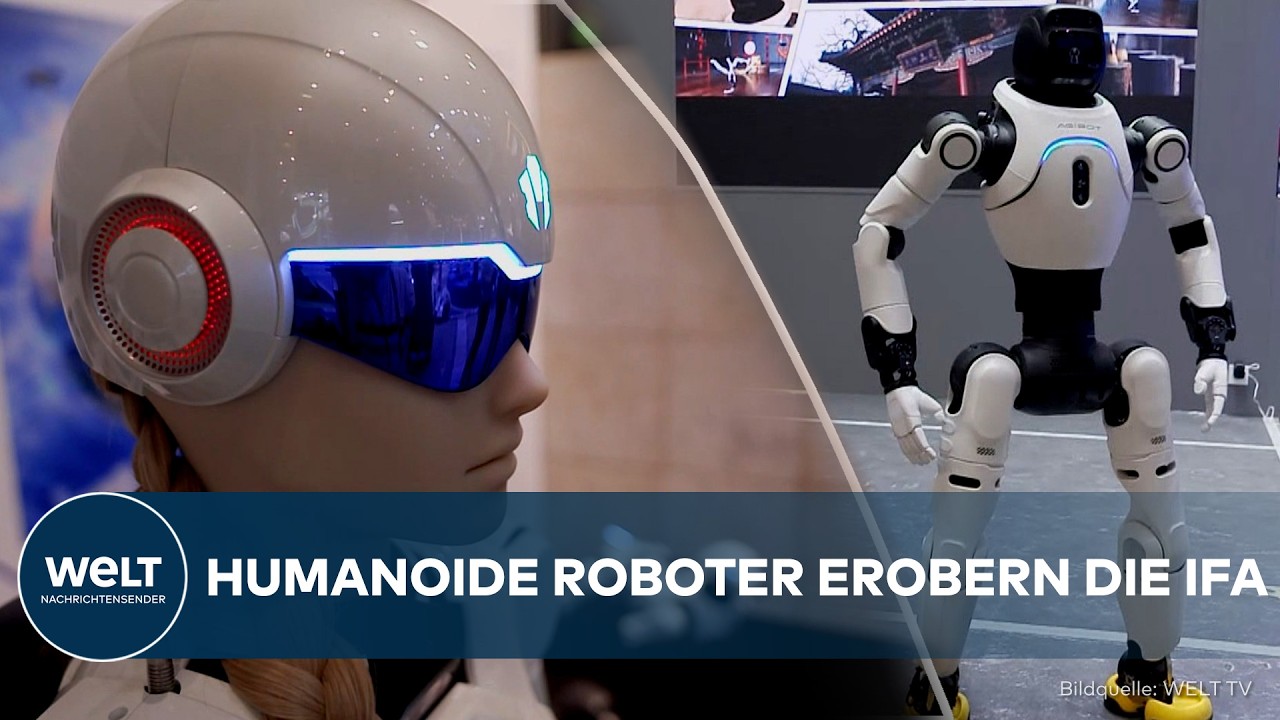 Humanoider Roboter auf der IFA 2026 in Berlin tanzt und demonstriert KI-Fähigkeiten