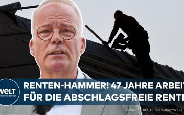 Älterer Arbeiter auf einer Baustelle – Symbol für die Debatte um abschlagsfreie Rente nach langen Beitragsjahren