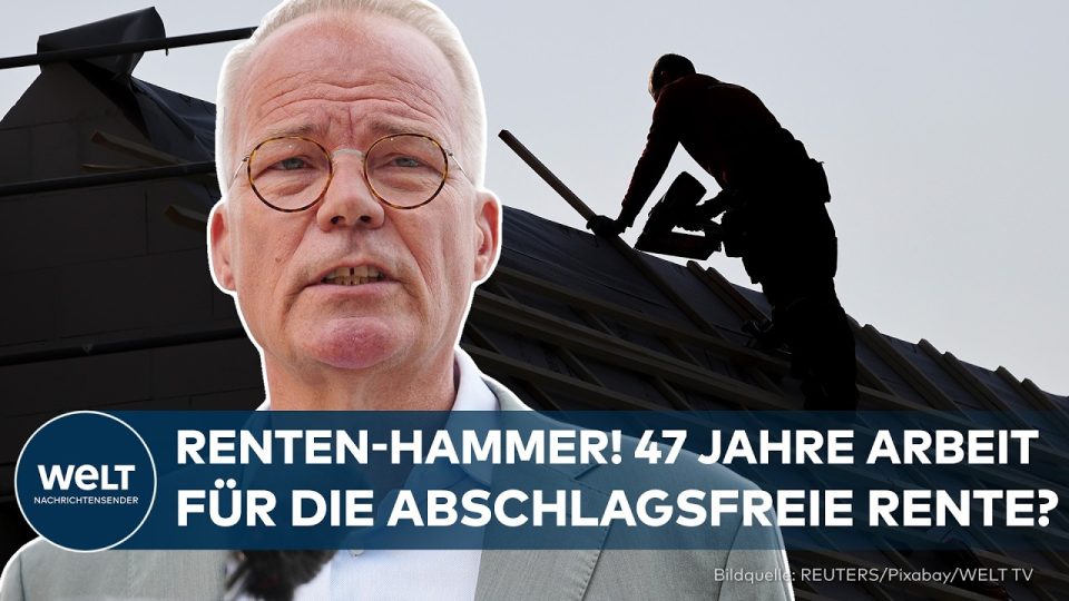 Älterer Arbeiter auf einer Baustelle – Symbol für die Debatte um abschlagsfreie Rente nach langen Beitragsjahren