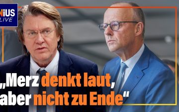 private Krankenversicherung – Bundeskanzler Friedrich Merz spricht auf einer Pressekonferenz zur privaten Krankenversicherun…