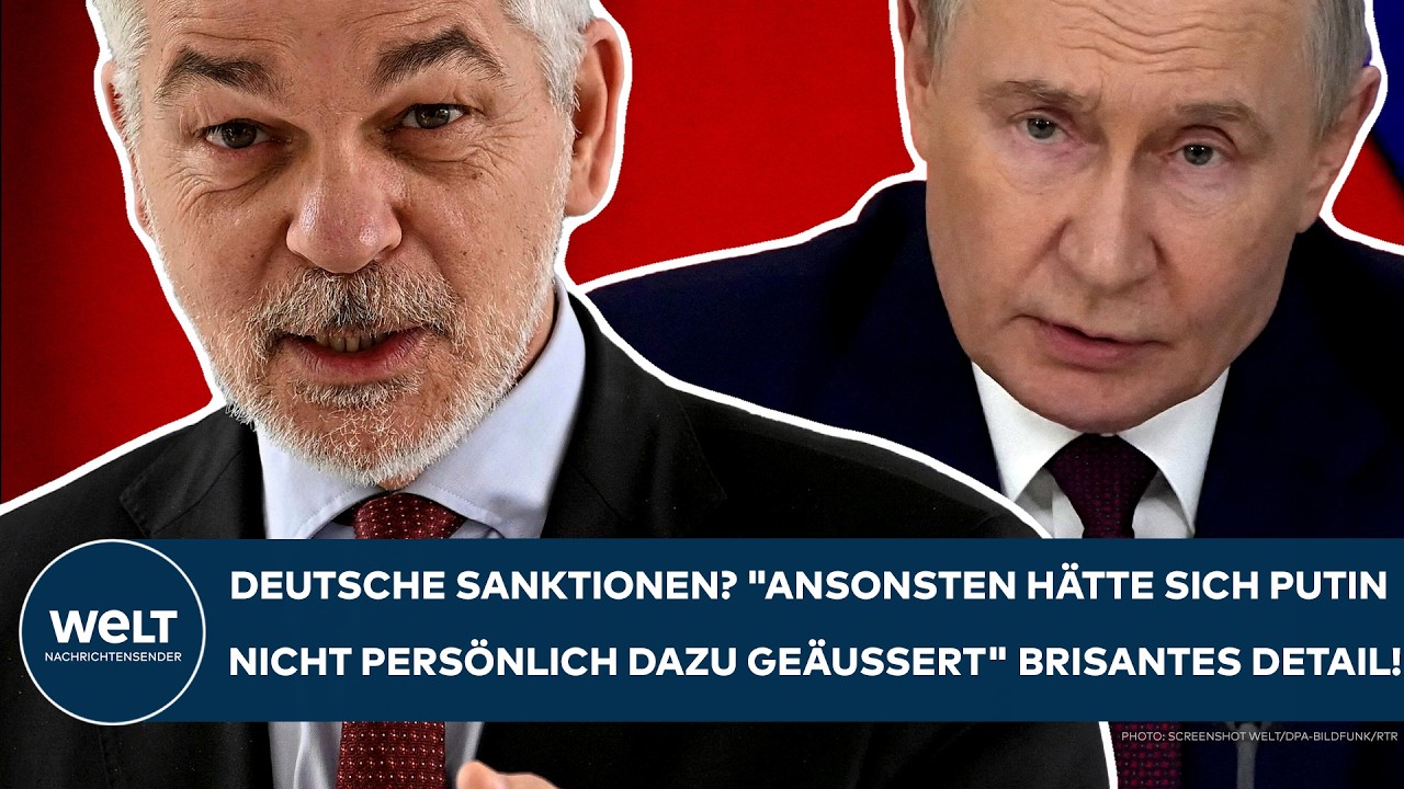 Wladimir Putin bei einer Pressekonferenz – Putins Reaktion auf Deutschland sorgt für Aufsehen