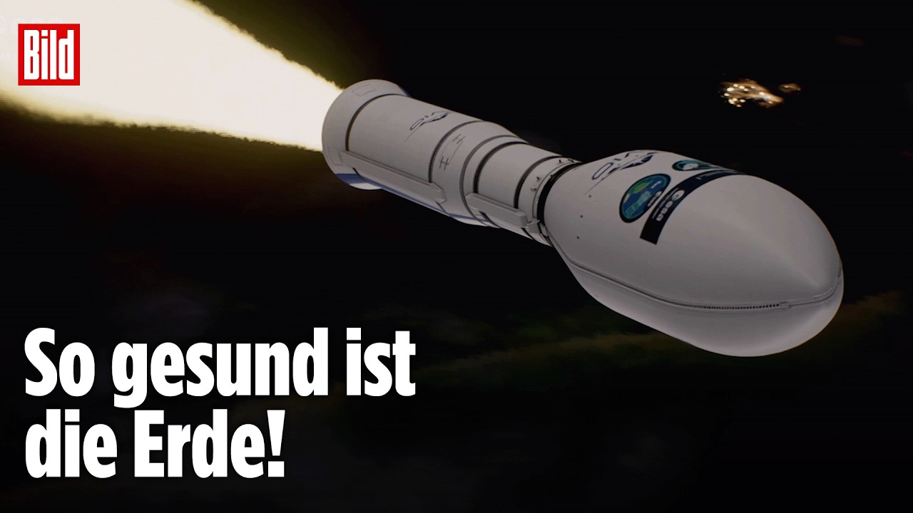 ESA-Satellit Flex im Orbit über der Erde – ESA-Mission Flex zur Messung der globalen Fotosynthese