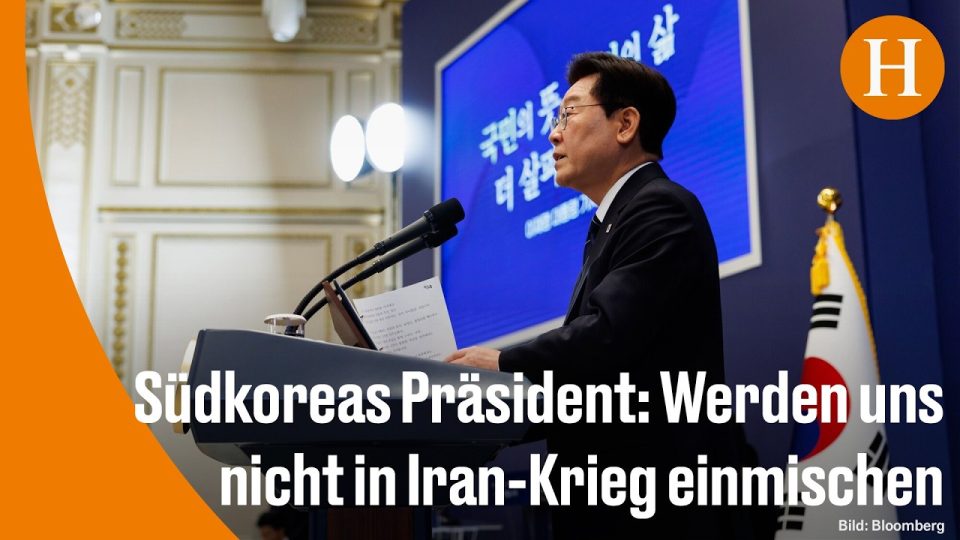 Nahostkonflikt Südkorea – Südkoreas Präsident Lee Jamung spricht in Seoul über den Nahostkonflikt und die Haltung Südkoreas …