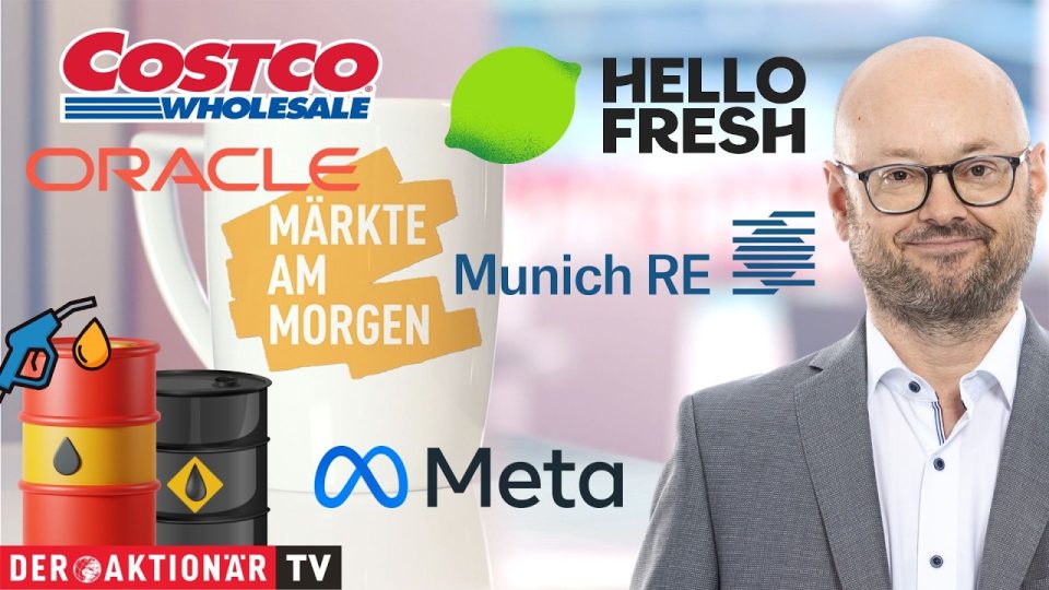 Händler an der Börse beobachtet Kursentwicklungen – Märkte am Morgen mit DAX, Meta und Ölpreis im Fokus