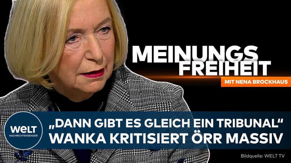Podiumsdiskussion zur Meinungsfreiheit in Deutschland mit Johanna Wanka und weiteren Politikern