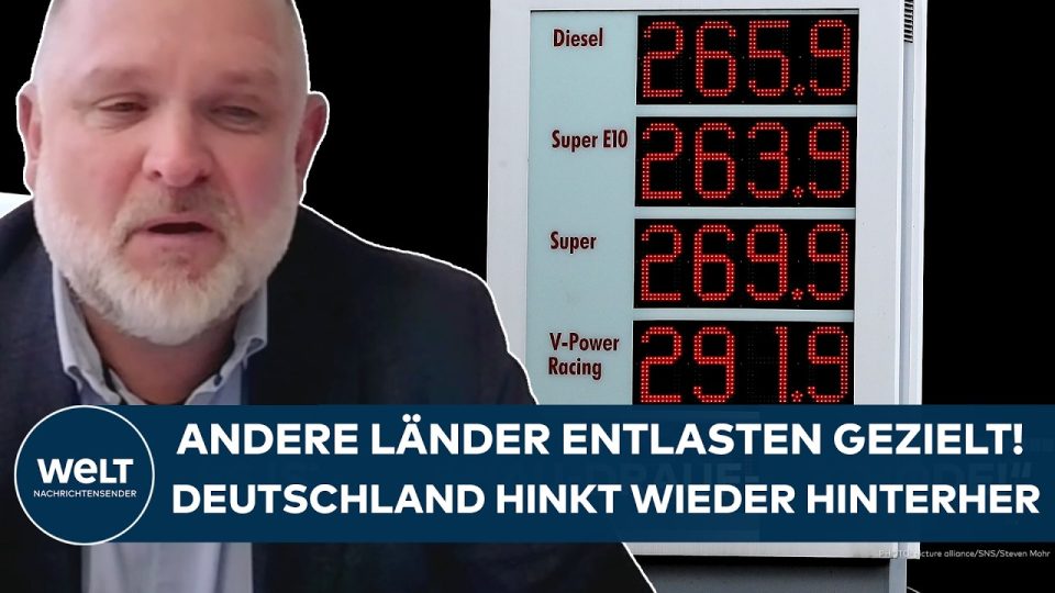 Zapfsäule an einer Tankstelle – Vergleich der Spritpreise in Deutschland und den Niederlanden