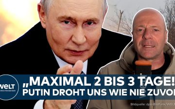 Wladimir Putin beim Sicherheitsrat-Treffen im Kreml – Putin droht Europa mit militärischen Konsequenzen