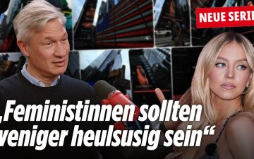 Ulf Poschardt im Studio bei der Feminismus-Debatte über Schwesig, von Natusius und Sydney Sweeney