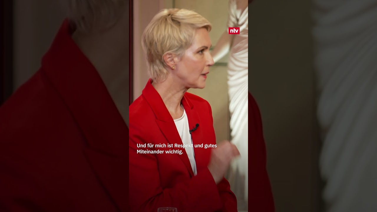 Extremismus Landtagswahl Mecklenburg – Manuela Schwesig und Leif-Erik Holm beim TV-Duell zur Landtagswahl – Streit um Extrem…