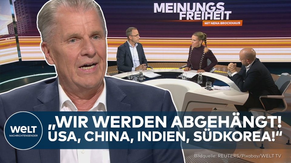 Verlassene Fabrikhalle in Deutschland symbolisiert die Deindustrialisierung Europas im globalen Wettbewerb