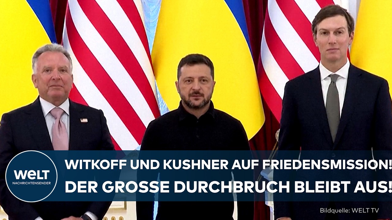 Wolodymyr Selenskyj bei einer Pressekonferenz zu den Ukraine-Krieg Verhandlungen mit US-Unterhändlern