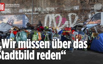 Boris Rhein und Friedrich Merz bei einer CDU-Veranstaltung – Stadtbild-Debatte über Migration und Kriminalität