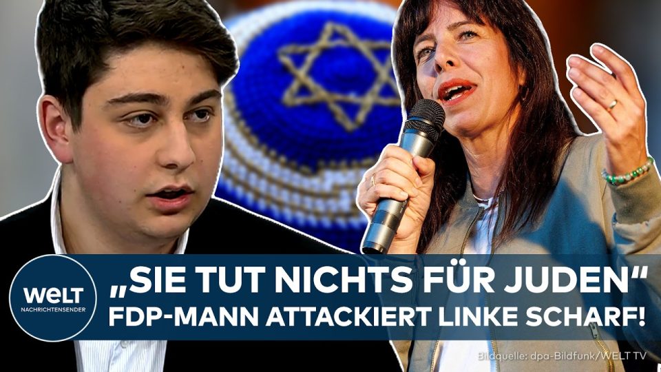 Antisemitismus Berlin – FDP-Politiker Joel Jaffe im Interview zum Thema Antisemitismus in Berlin mit Davidstern-Symbol